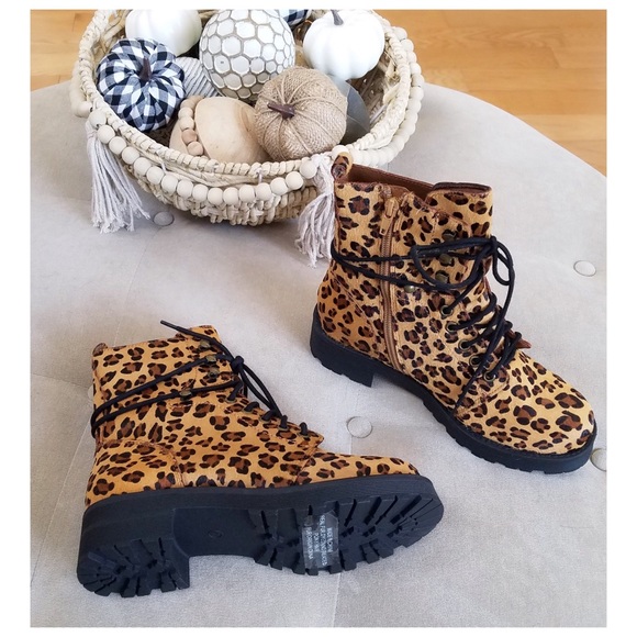 Cool Cat Grunge Leopard Maverick combat boots MIA - Picture 8 of 16